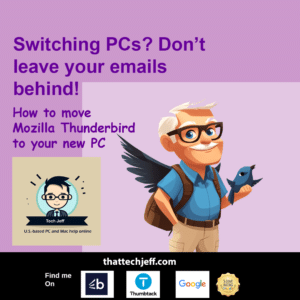 How To Move Mozilla Thunderbird to a new computer
