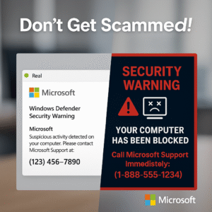 Tech Support Pop-up Scams