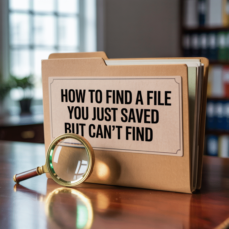 10 Proven Methods to Find A File You Just Saved but Can’t Find - Online ...