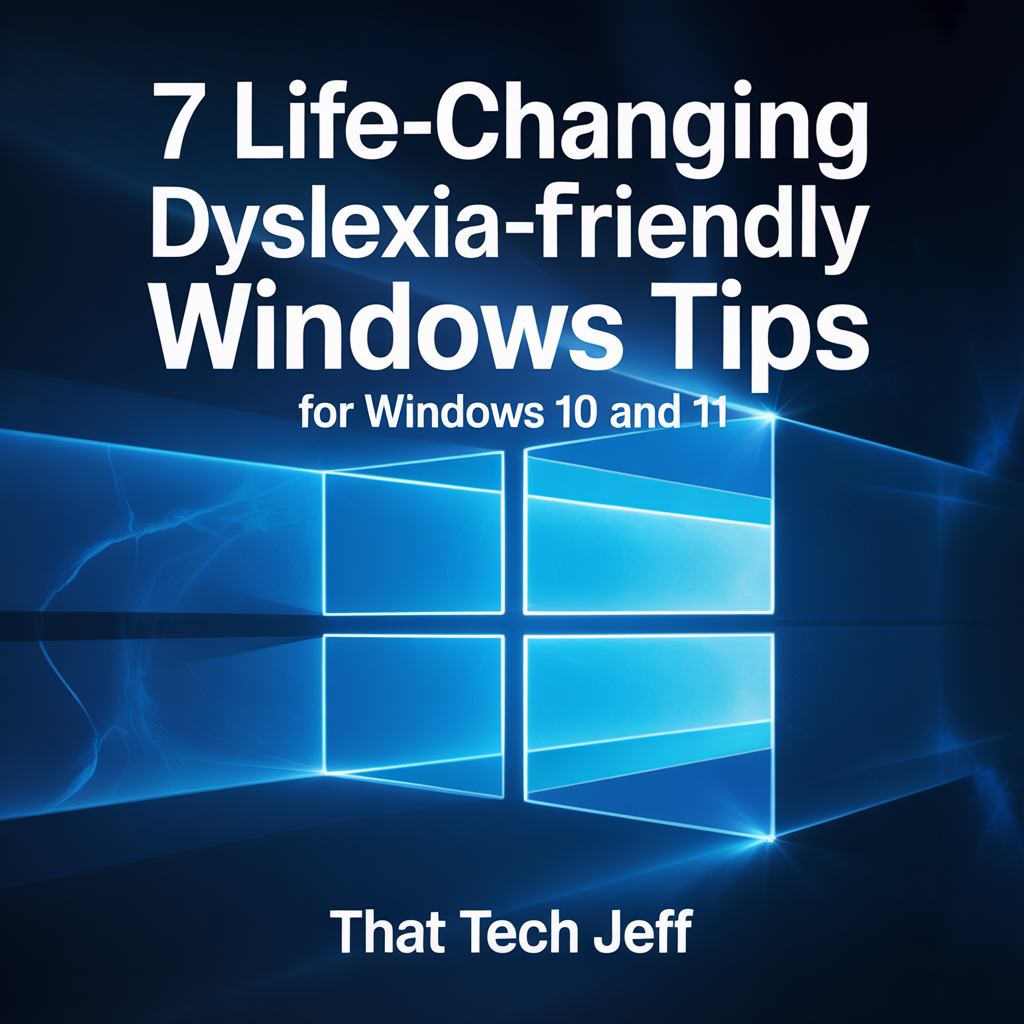Dyslexia-Friendly Windows Tips