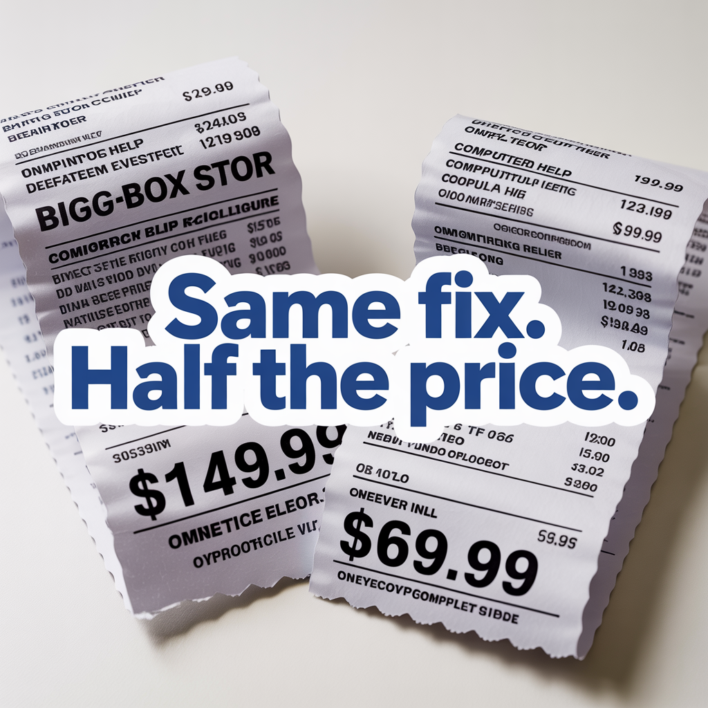 Why Online Computer Help Costs Less 