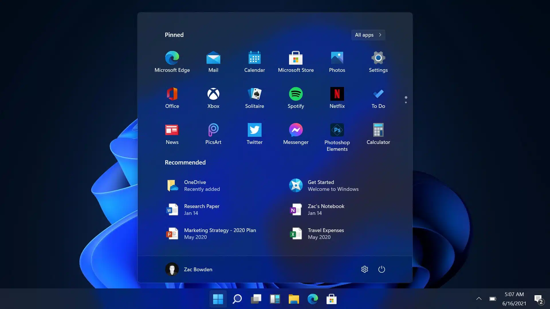 Taskbar