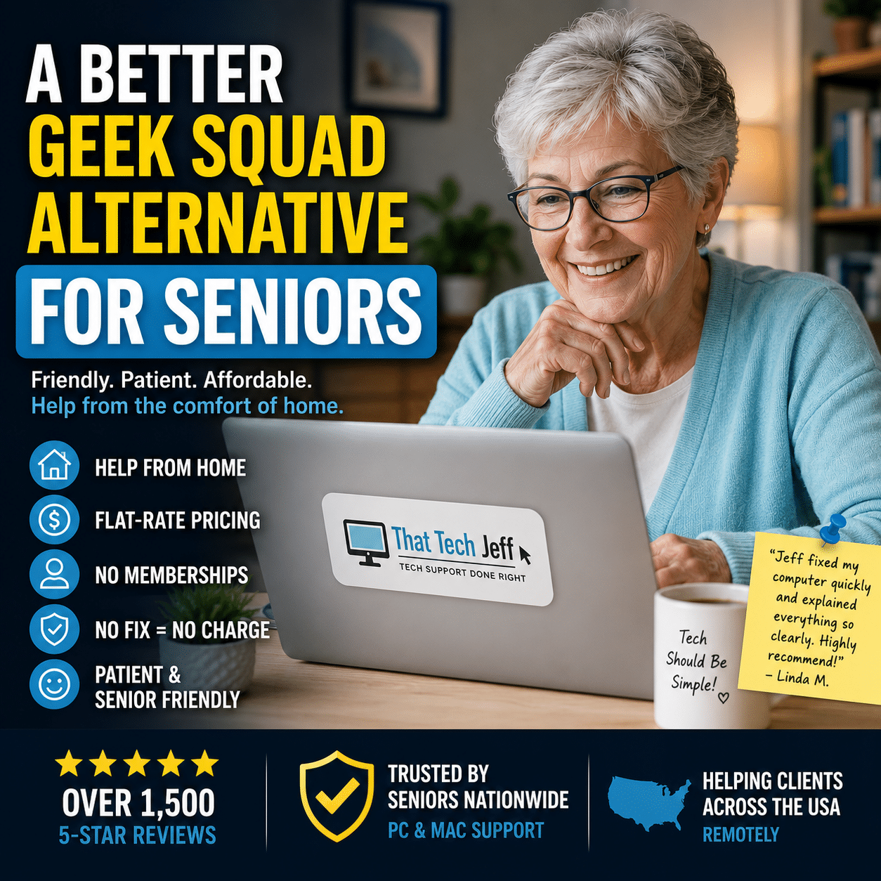 Remote Computer Help for Seniors