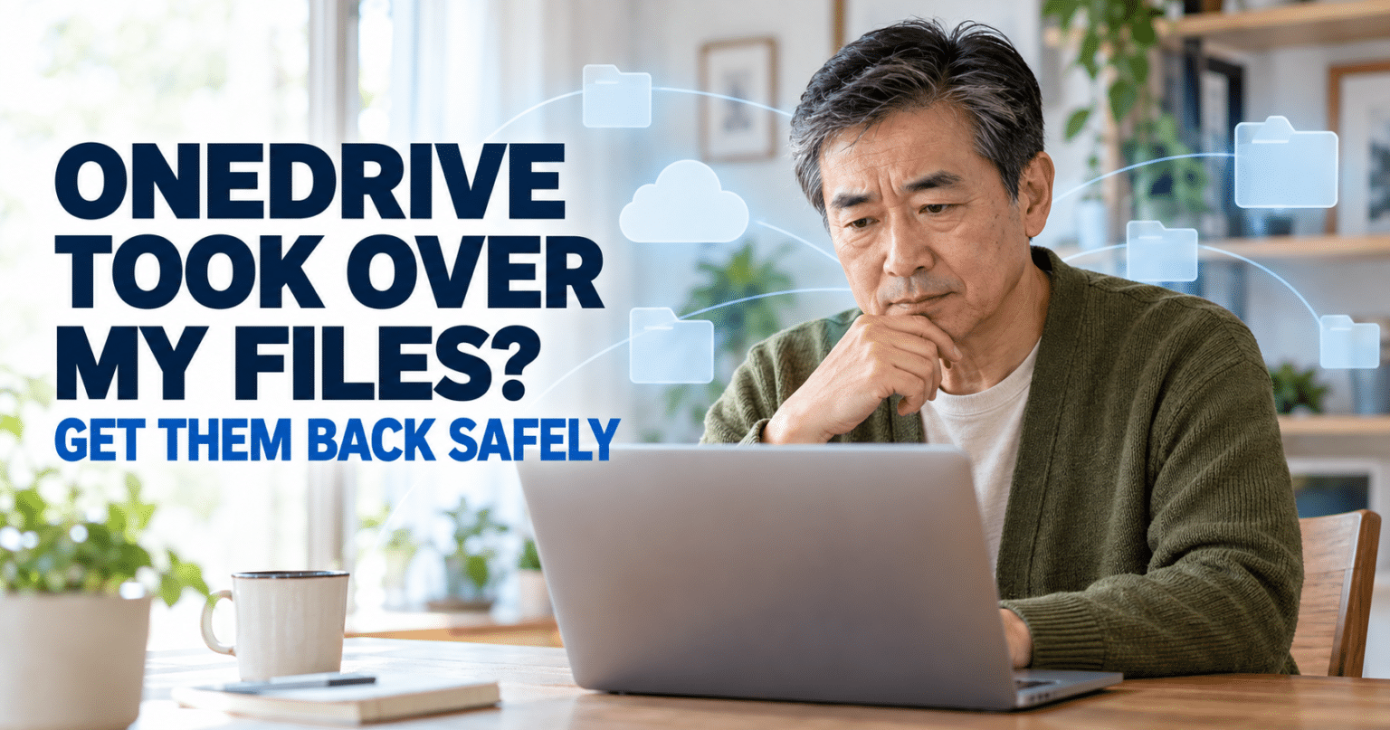 OneDrive Took Over My Files? 4 Safe Steps to Get Them Back