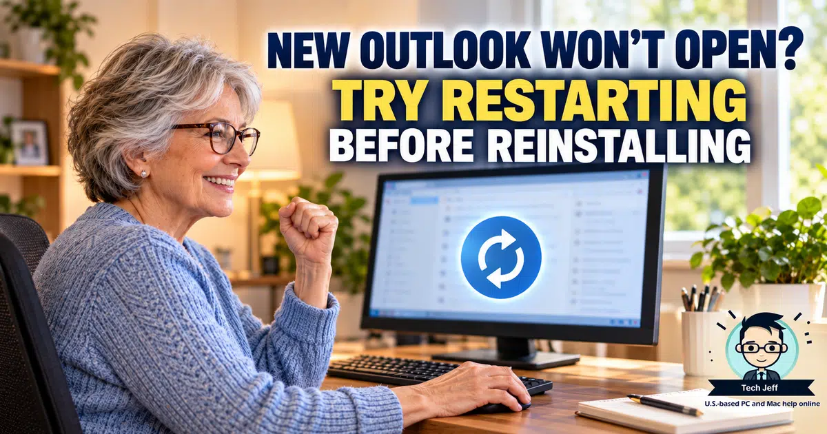 New Outlook Won't Open